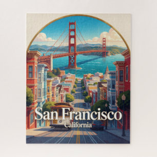 San Francisco USA Golden Gate Bridge Reise Puzzle