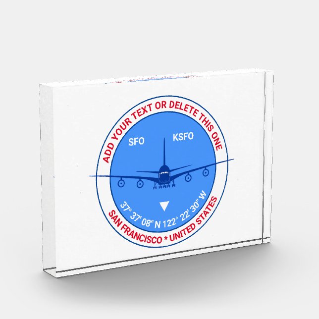 San Francisco, USA, kundenspezifisch Atemberaubend Fotoblock (Links)