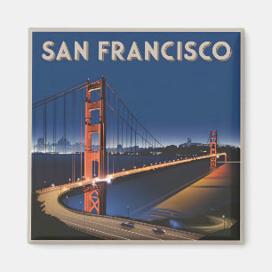 San Francisco USA Vintag Magnet
