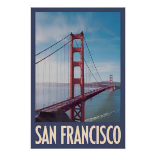 San Francisco USA vintage Poster