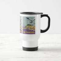 San Francisco USA Vintage Travel Tasse