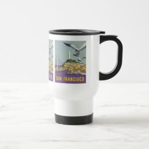 San Francisco USA Vintage Travel Tasse