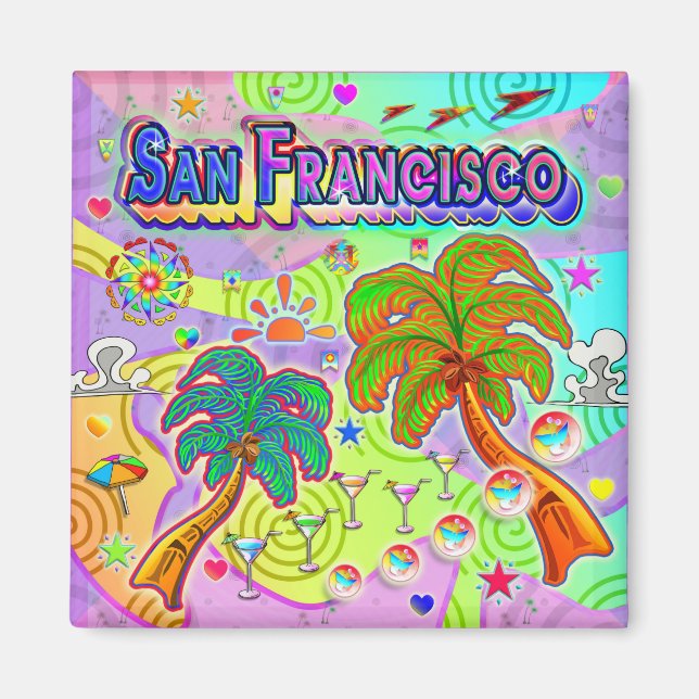 San Francisco Vacation Target Magnet (Vorne)