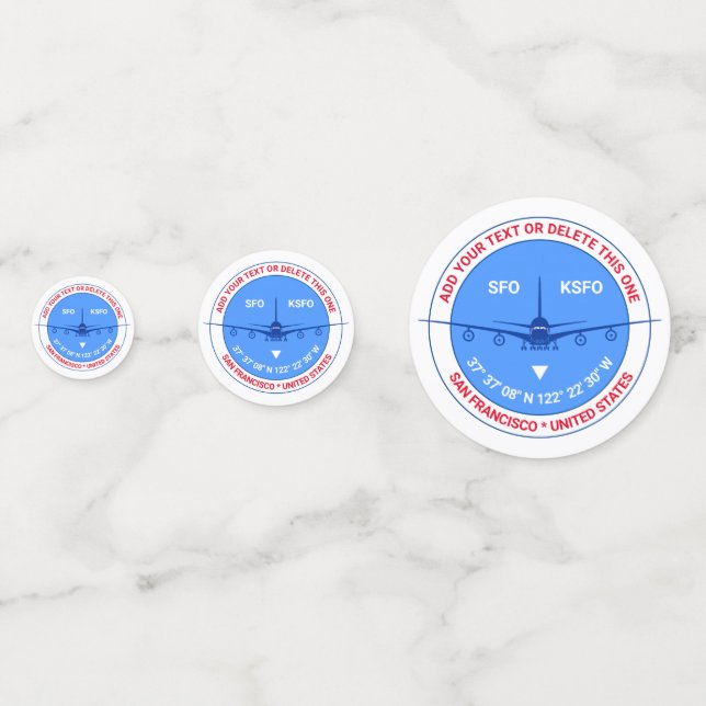 San Francisco, Vereinigte Staaten, individualisier Konfetti (Vorderseiten)