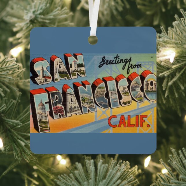 San Francisco Vintag Ornament Aus Metall (InSitu)