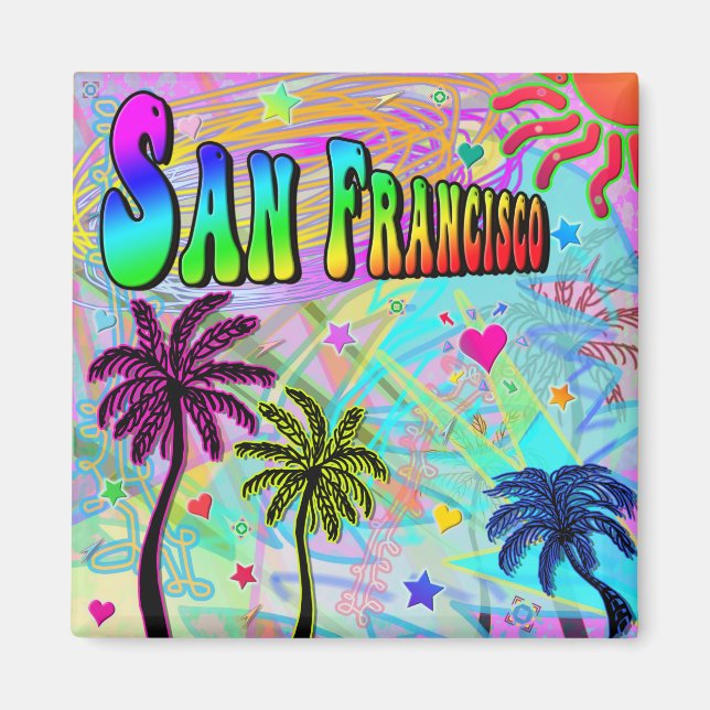 San Francisco Vivid Romance Magnet (Vorne)