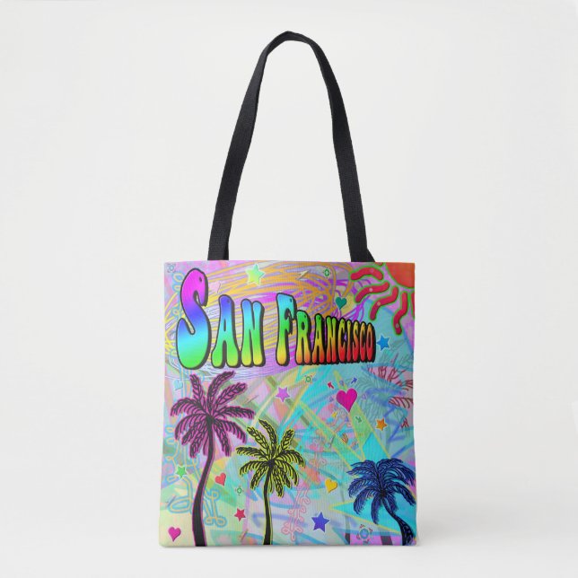 San Francisco Vivid Romance Tote Bag (Vorderseite)