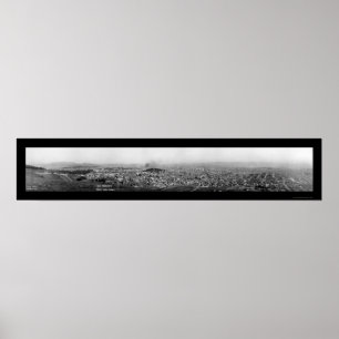 San Francisco vom Zwilling ragt Foto empor Poster