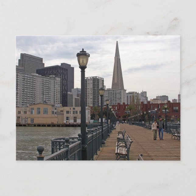 San Francisco von Pier 39 Postkarte (Vorderseite)