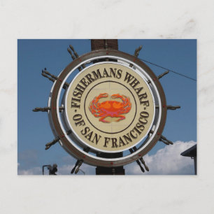 San Francisco Warf Postkarte