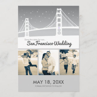 San Francisco Wedding Rett-the-date Save The Date