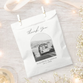 San Francisco Wedding Trolley Foto Danke Geschenktütchen
