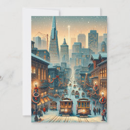 San Francisco Weihnachten - Weihnachtskarte