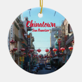 San Francisco Weihnachtsdekoration Keramik Ornament