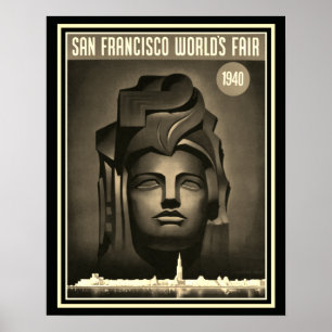 San Francisco World's Fair 1940 Print -16 x 20 Poster