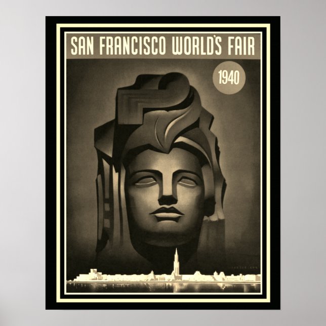 San Francisco World's Fair 1940 Print -16 x 20 Poster (Vorne)