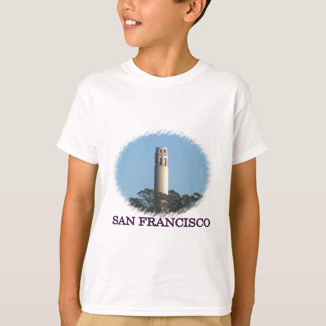 San Franciscos Coit Tower T-Shirt (Vorderseite)