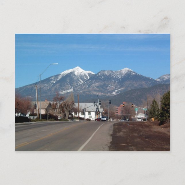 San Fransisco Berge mit Blick über Flagstaff Postkarte (Vorderseite)