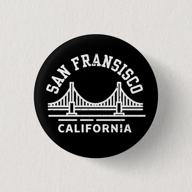 San Fransisco Kalifornien Button (Vorderseite)
