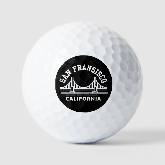 San Fransisco Kalifornien Golfball (Vorderseite)
