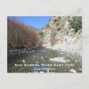 San Gabriel River East Fork Postcard! Postkarte
