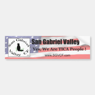 San- Gabriel Valleycf (SGVCF) Autoaufkleber