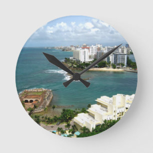 San Geronimo, Condado, Puerto Rico, Galina - Runde Wanduhr