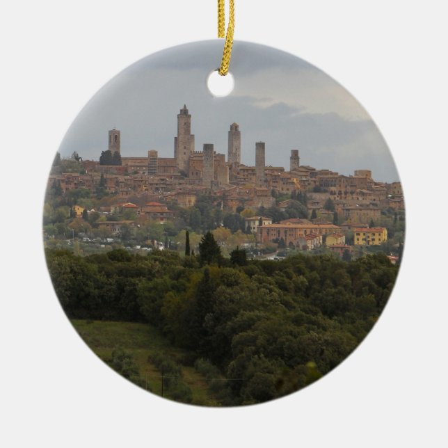 San Gimignano, Italien Keramikornament (Vorne)