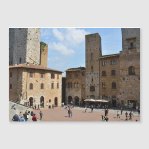 San Gimignano, Italien Magnetkarte
