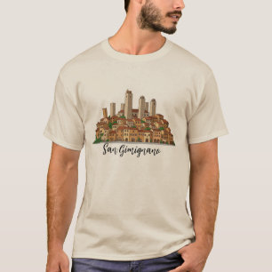 San Gimignano Italien Toskana T-Shirt