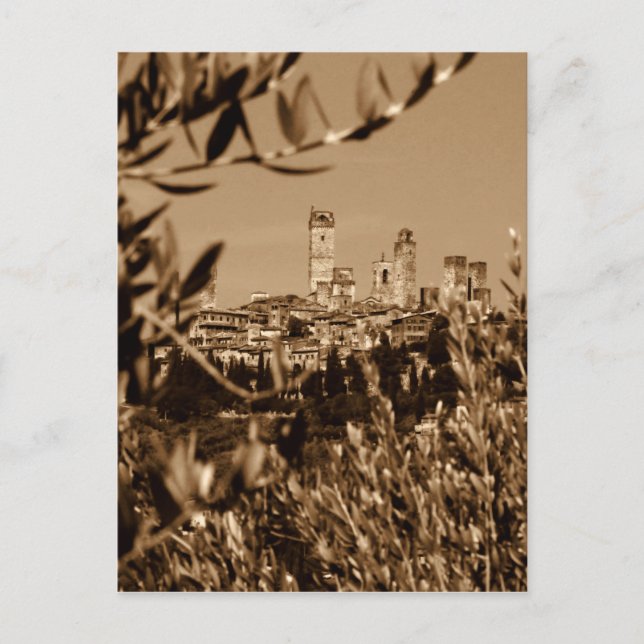 San Gimignano Postkarte (Vorderseite)