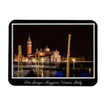San Giorgio Maggiore at Night, Venice, Italien