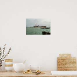 San Giorgio Maggiore Church & Venetian Lagoon Poster