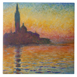 San Giorgio Maggiore in der Abenddämmerung (von Cl Fliese