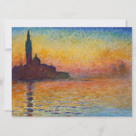 San Giorgio Maggiore in der Abenddämmerung (von Cl Karte
