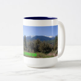 San- Gorgoniowildnis-Panorama Zweifarbige Tasse