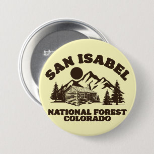 San Isabel National Forest Colorado Button