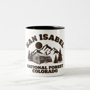 San Isabel National Forest Colorado Zweifarbige Tasse