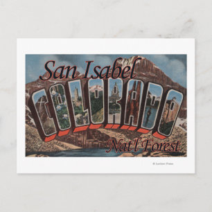 San Isabel Nat'l Forest, Colorado Postkarte