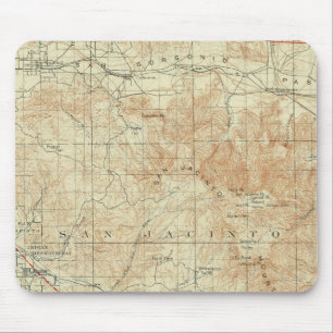 San-Jacinto-Quadrangat mit San-Andreas-Rift Mousepad