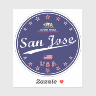 San Jose California Aufkleber