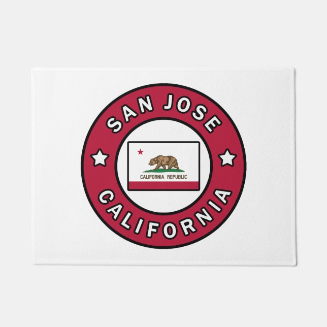 San Jose California Fußmatte (Vorderseite)