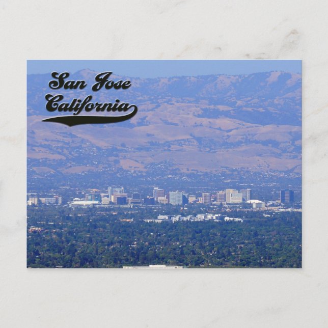San Jose California Postcard Postkarte (Vorderseite)
