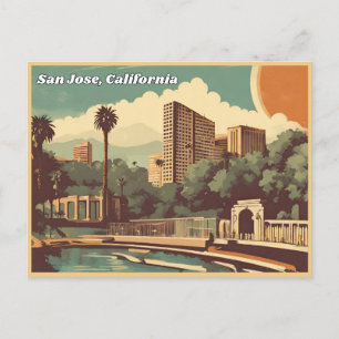 San Jose California Postkarte