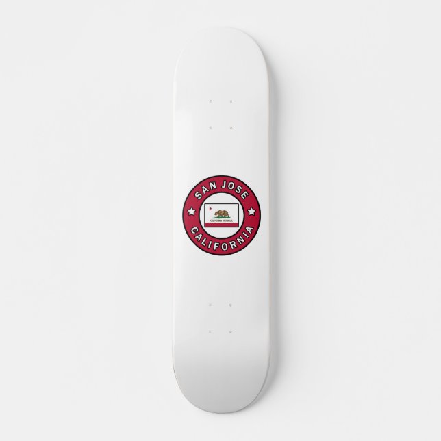San Jose California Skateboard (Vorne)
