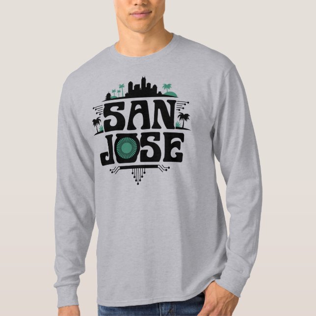 San Jose California United States T-Shirt (Vorderseite)