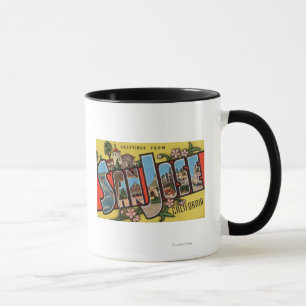 San Jose, CaliforniaLarge Buchstabe-Szenen Tasse