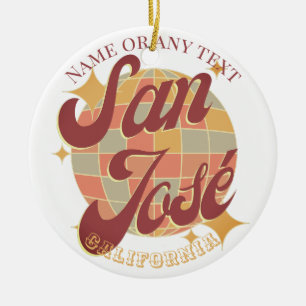 San José City California USA Keramik Ornament
