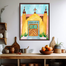 San Jose de Gracia Kirche Santa Maria delle Gracia Poster