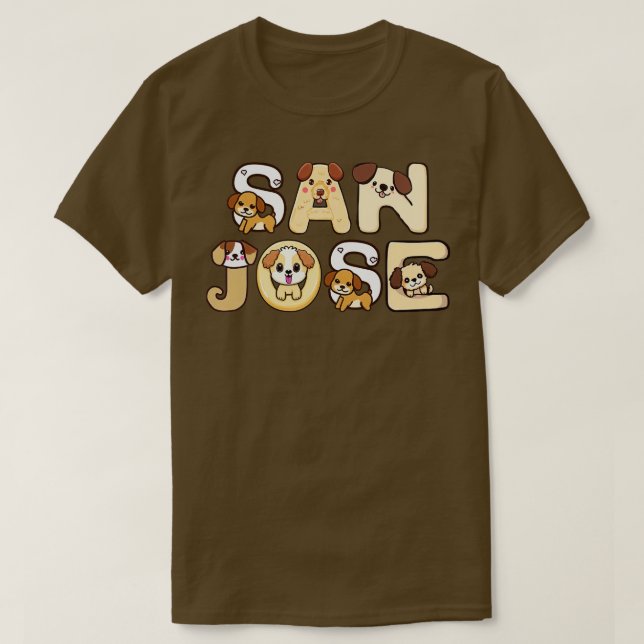 San Jose Dog 1 T-Shirt (Design vorne)